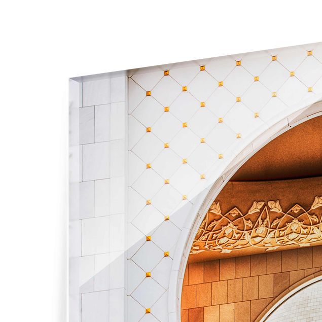 Glasschilderijen Gate To The Mosque