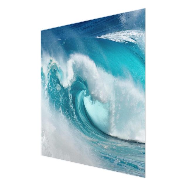Glasschilderijen Raging Waves
