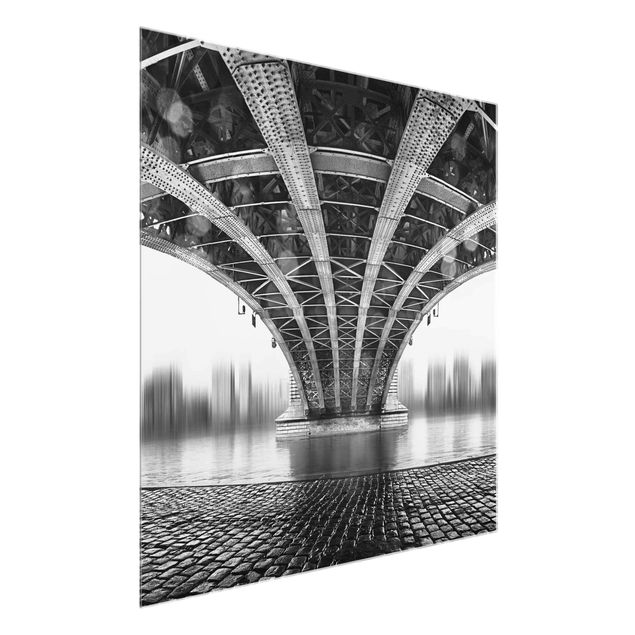 Glasschilderijen Under The Iron Bridge