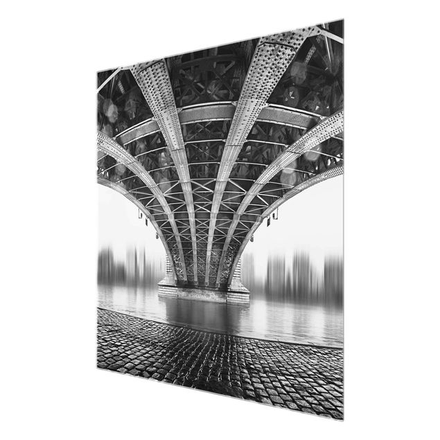 Glasschilderijen Under The Iron Bridge