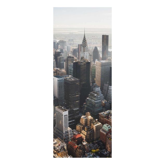 Glasschilderijen From the Empire State Building Upper Manhattan NY