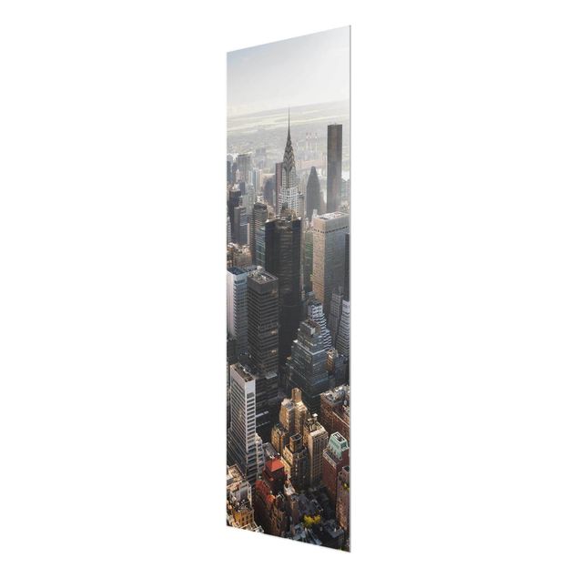 Glasschilderijen From the Empire State Building Upper Manhattan NY