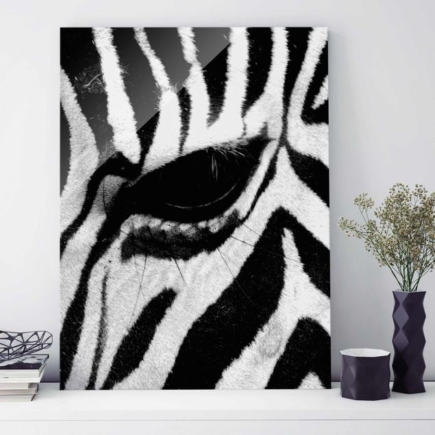 Glasschilderijen Zebra Crossing