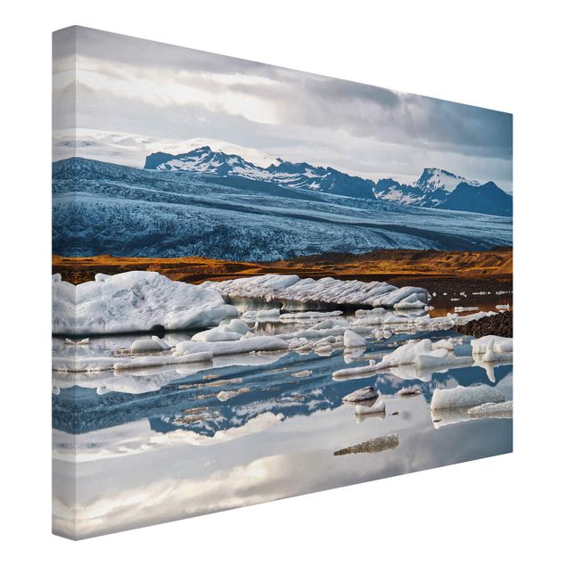 Canvas schilderijen Glacier Lagoon