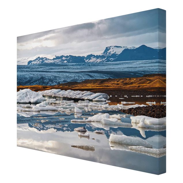 Canvas schilderijen Glacier Lagoon