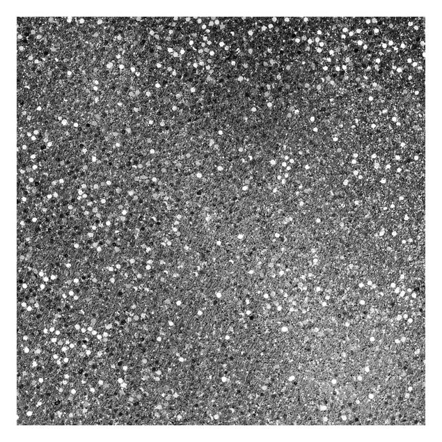 Patroonbehang Glitter Confetti In Black And White