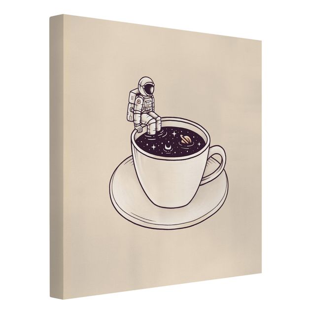 Canvas schilderijen - Cosmic Coffee