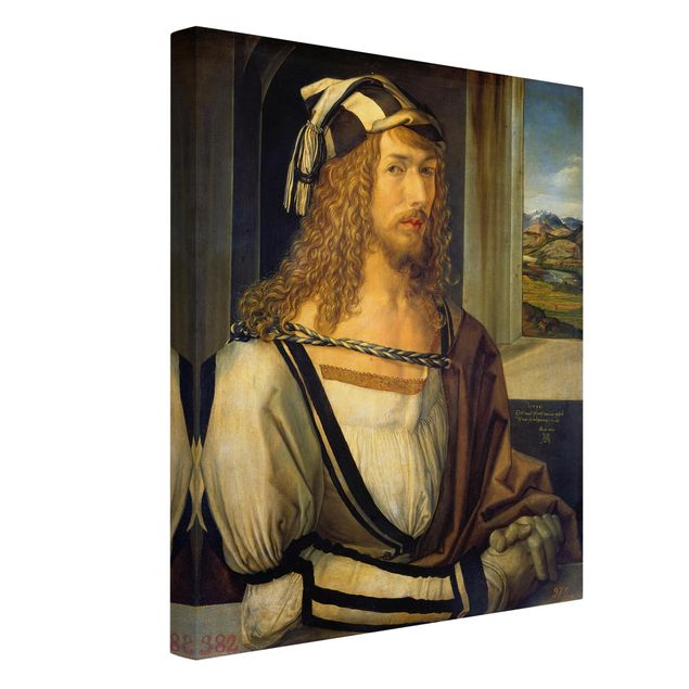 Canvas schilderijen Albrecht Dürer - Self-portrait at 26