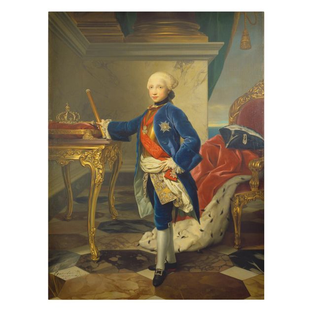 Canvas schilderijen Anton Raphael Mengs - Ferdinand IV King Of Naples