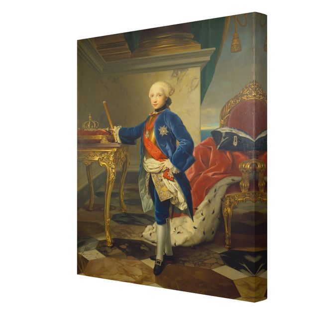 Canvas schilderijen Anton Raphael Mengs - Ferdinand IV King Of Naples