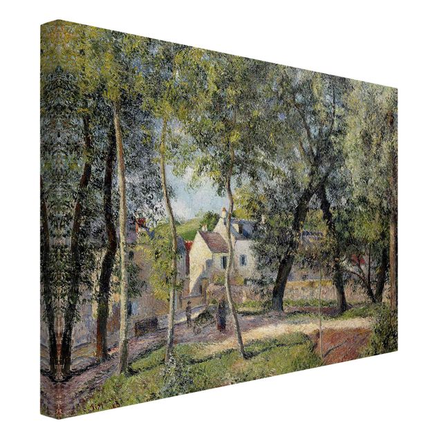 Canvas schilderijen Camille Pissarro - Landscape At Osny Near Watering