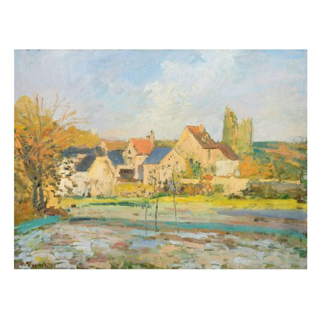 Canvas schilderijen Camille Pissarro - Landscape Near Pontoise