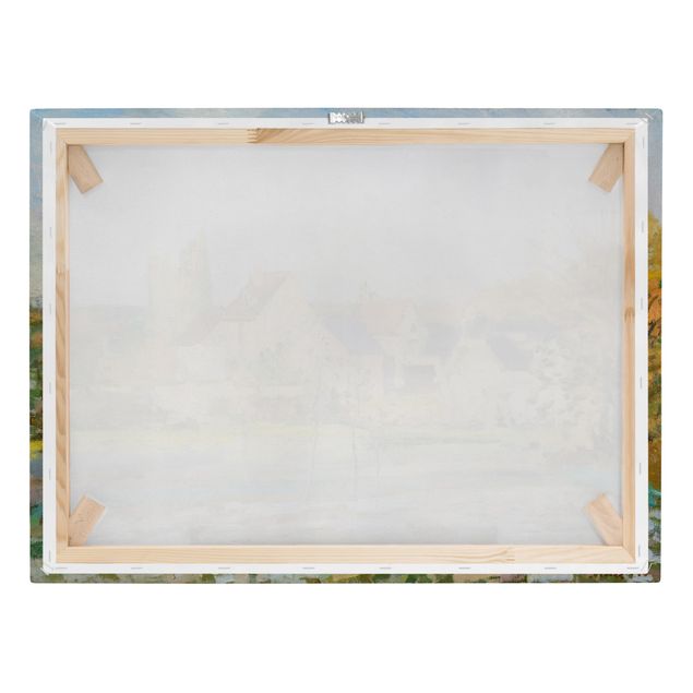 Canvas schilderijen Camille Pissarro - Landscape Near Pontoise