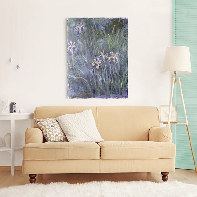 Canvas schilderijen Claude Monet - Iris