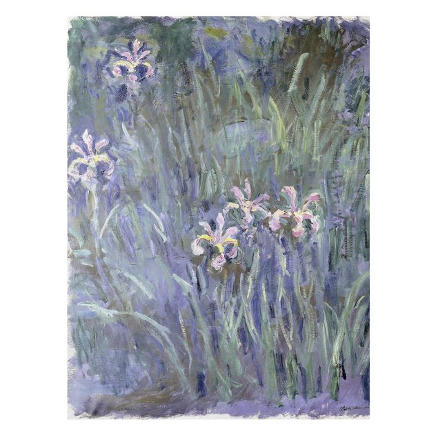 Canvas schilderijen Claude Monet - Iris