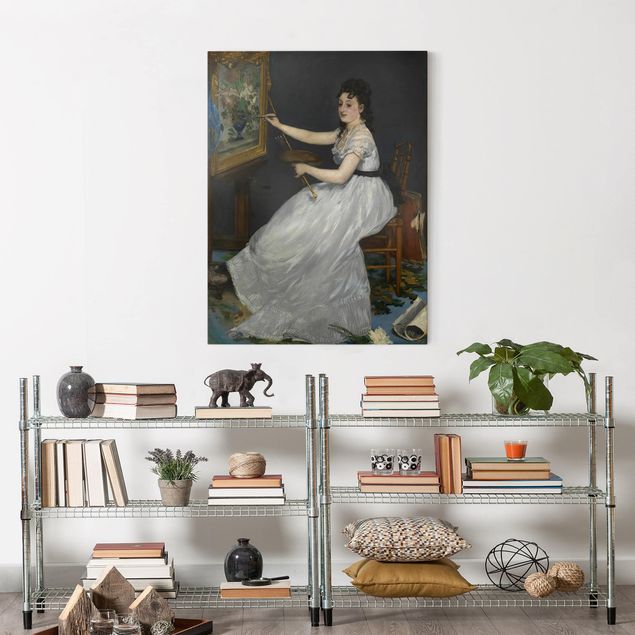 Canvas schilderijen Edouard Manet - Eva Gonzalès