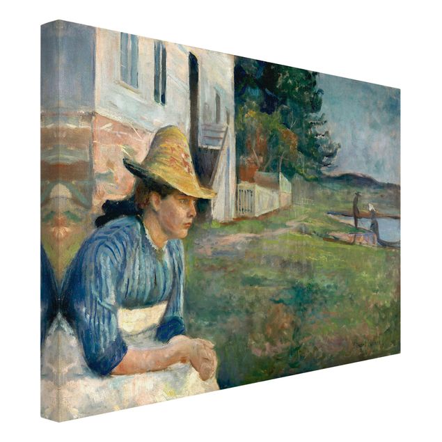 Canvas schilderijen Edvard Munch - Evening
