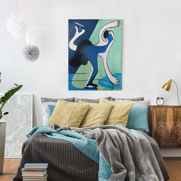 Canvas schilderijen Ernst Ludwig Kirchner - The Ice Skater