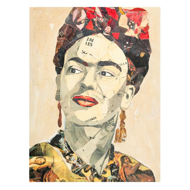 Canvas schilderijen Frida Kahlo - Collage No.2