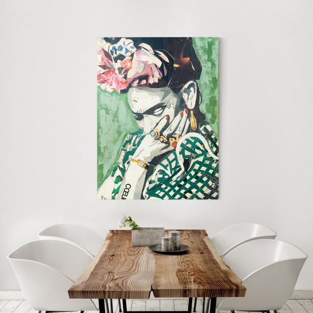 Canvas schilderijen Frida Kahlo - Collage No.3