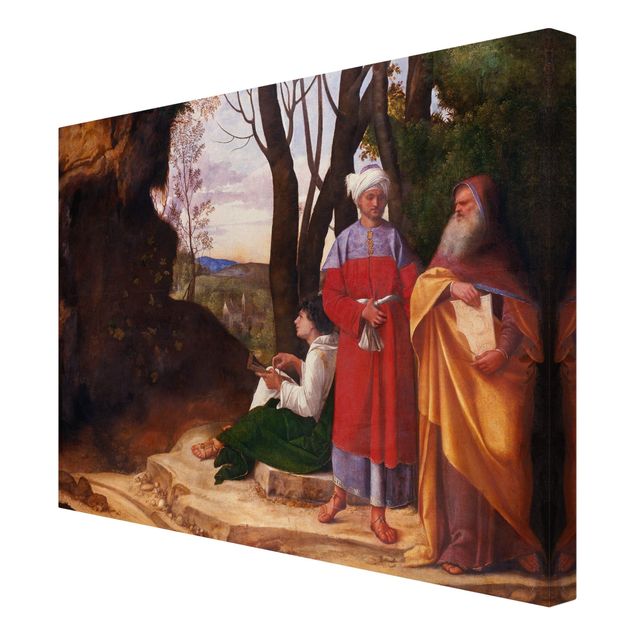 Canvas schilderijen Giorgione - The Three Philosophers