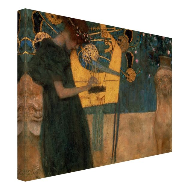 Canvas schilderijen Gustav Klimt - Music