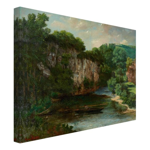 Canvas schilderijen Gustave Courbet -  TheOraguy Rock
