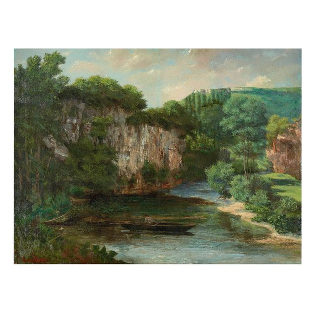 Canvas schilderijen Gustave Courbet -  TheOraguy Rock