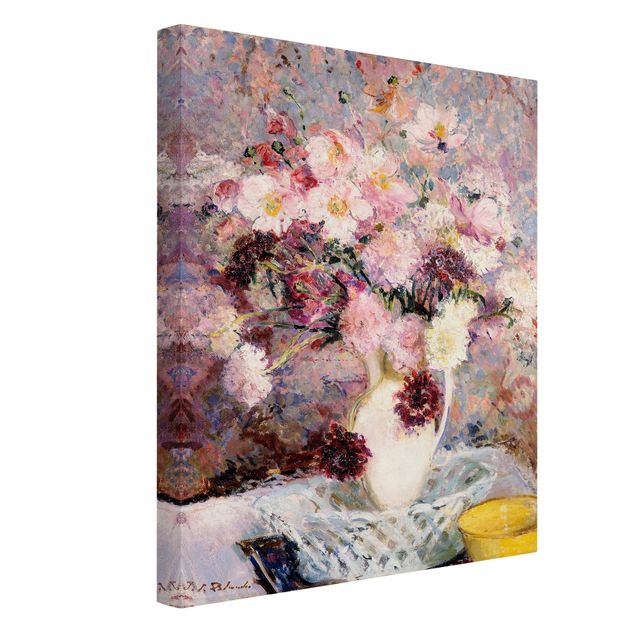 Canvas schilderijen Jacques-Emile Blanche - Bunch of flowers
