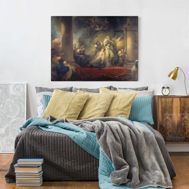 Canvas schilderijen Jean Honoré Fragonard - Coresus