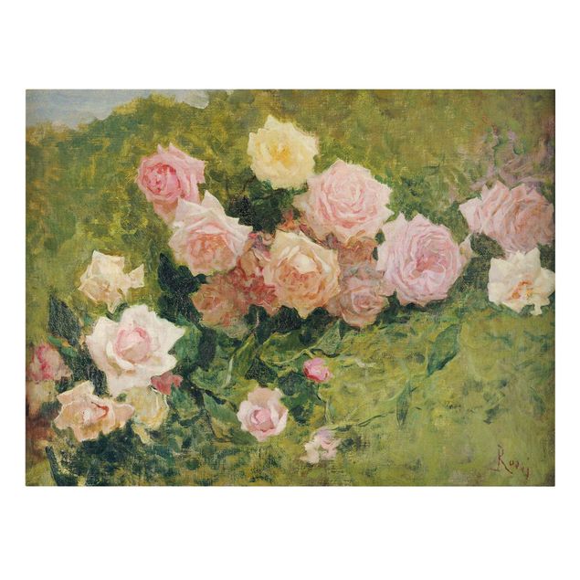 Canvas schilderijen Luigi Rossi - A Study Of Roses