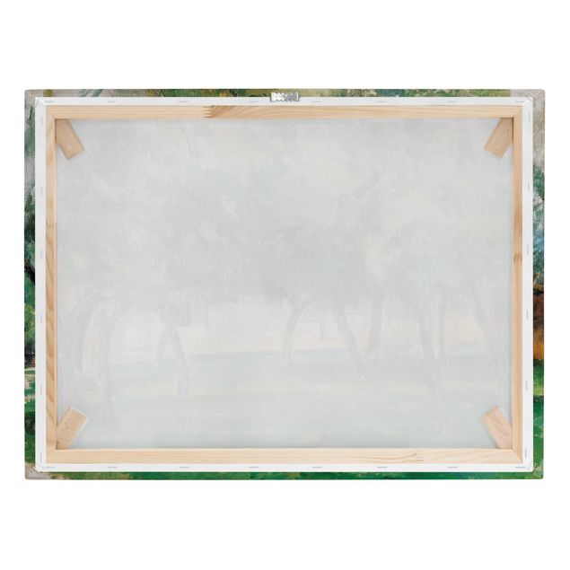 Canvas schilderijen Paul Cézanne - Farm In Normandy