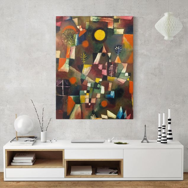 Canvas schilderijen Paul Klee - The Full Moon