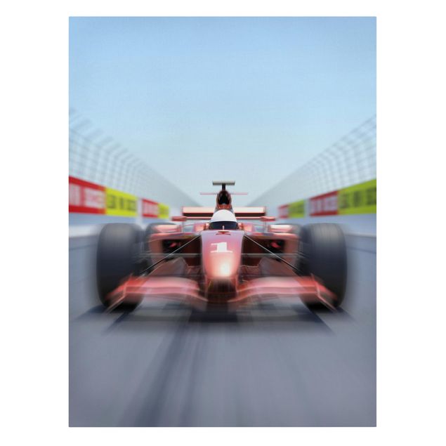 Canvas schilderijen Race Car