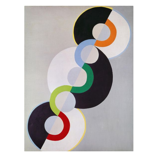 Canvas schilderijen Robert Delaunay - Endless Rhythm
