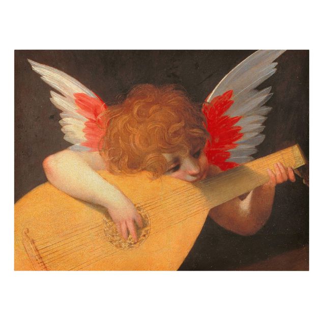 Canvas schilderijen Rosso Fiorentino - Music Angel