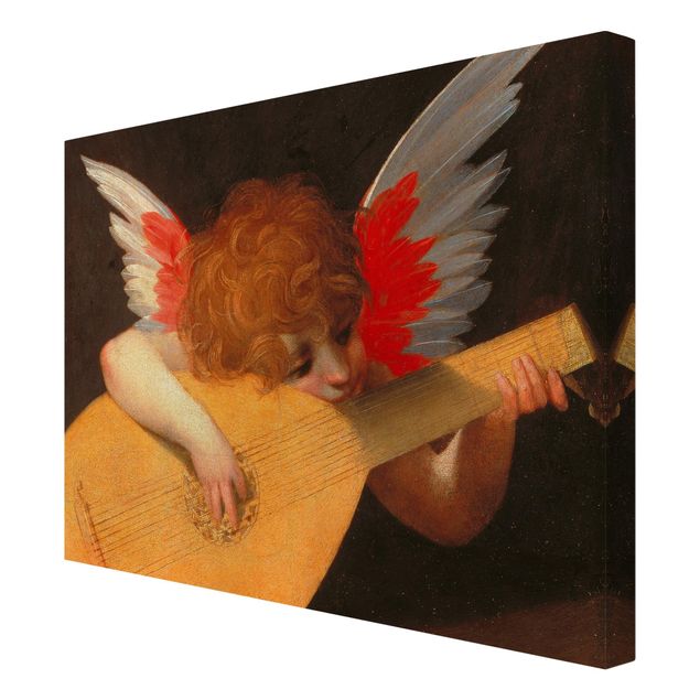 Canvas schilderijen Rosso Fiorentino - Music Angel