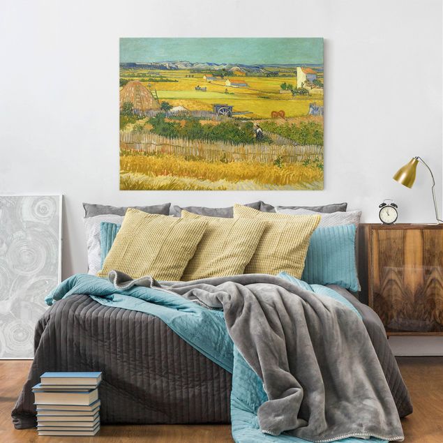 Canvas schilderijen Vincent Van Gogh - The Harvest