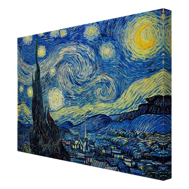 Canvas schilderijen Vincent Van Gogh - The Starry Night