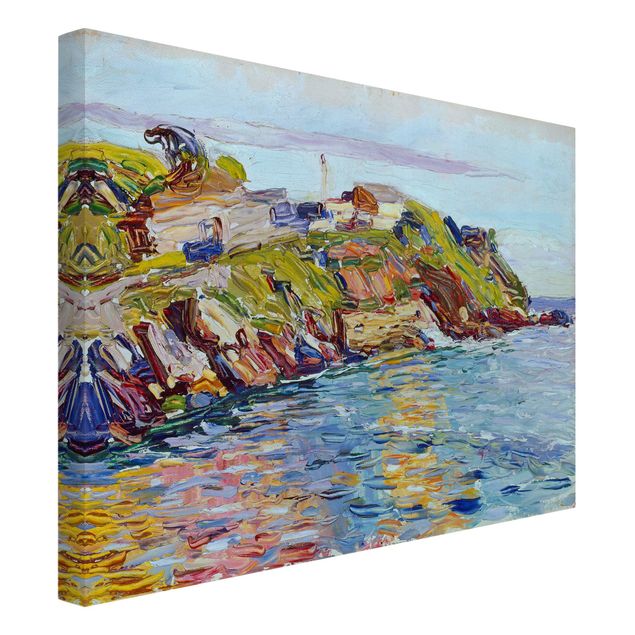 Canvas schilderijen Wassily Kandinsky - Rapallo, The Bay