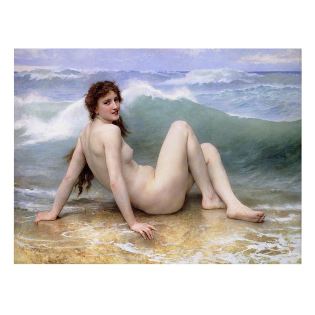 Canvas schilderijen William Adolphe Bouguereau - The Wave
