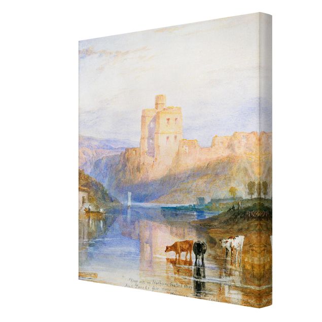 Canvas schilderijen William Turner - Norham Castle