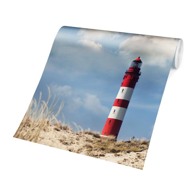 Fotobehang Lighthouse Between Dunes