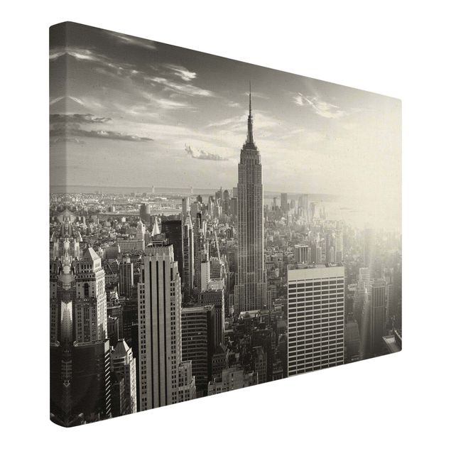Natuurlijk canvas schilderijen Manhattan Skyline