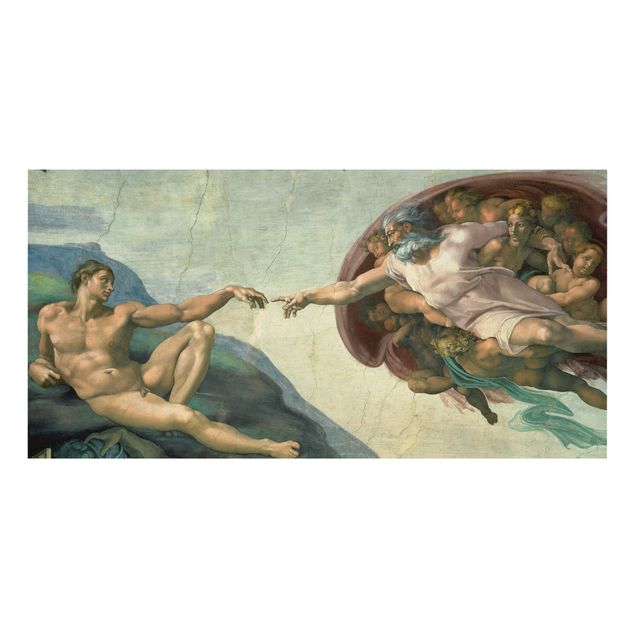 Natuurlijk canvas schilderijen Michelangelo - Sistine Chapel