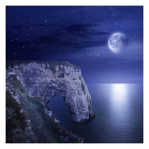 Fotobehang Night Cliffs