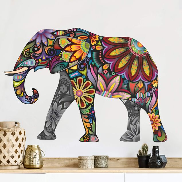 Muurstickers olifant No.651 Elephant pattern
