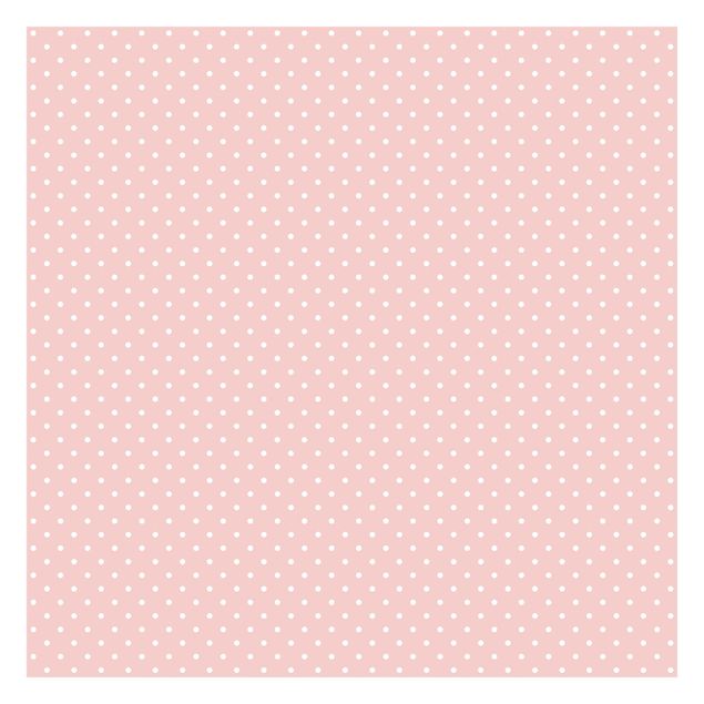 Patroonbehang No.YK57 White Dots On Light Pink
