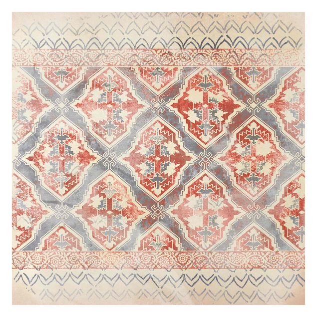 Patroonbehang Persian Vintage Pattern In Indigo II
