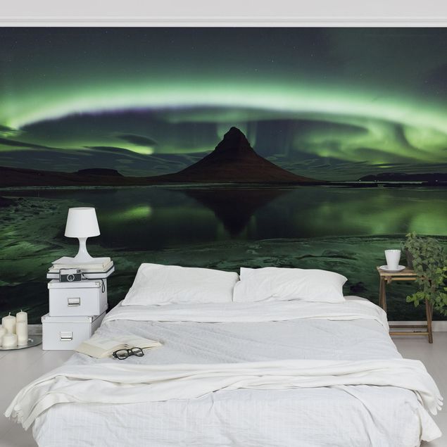 Fotobehang Northern Lights In Iceland